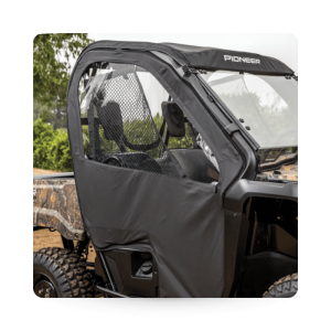 Pioneer 520 Fabric Doors - Black